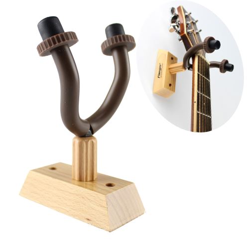 support de guitare acoustique en bois marron Support pour ukulélé instrument de musique détachable avec pièces en forme de X pour guitare classique 1/2 pièces 