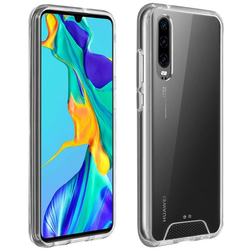 Coque pour Huawei P30 Antichoc Bumper Collection Cristal Transparent