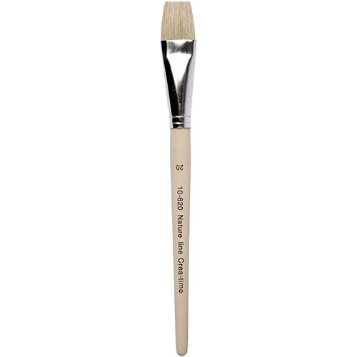 Creotime pinceaux plats taille 20 12 pièces