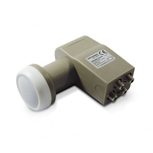 Metronic - 440926 - Convertisseur Hyperfrequences- LNB Universels - LNB QUAD 4 sorties independantes