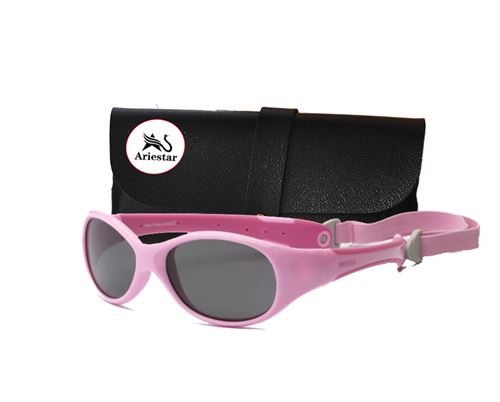 Lunettes de soleil bébé bandeau Rose 0-2 ans
