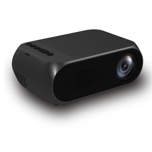 Vidéoprojecteur OHP YG320 Mini HDMI Home Theatre TV Portable Projecteur LED Support 1080P Max 60 pouces Noir