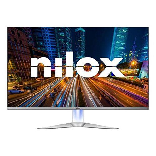 Nilox NXMMLED215SM - Écran LED - 21.5 (21.5 visualisable) - 1920 x 1080 Full HD (1080p) - 250 cd/m² - 1000:1 - 5 ms - HDMI, DVI-D, VGA - haut-parleurs - noir, argent