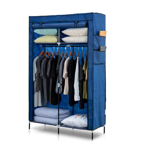 Herzberg HG-8012: Armoire de Rangement Bleu