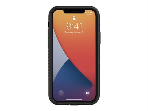 Griffin Survivor Extreme - Boîtier de protection coque de protection pour téléphone portable - noir, noir asphalte - pour Apple iPhone 12, 12 Pro
