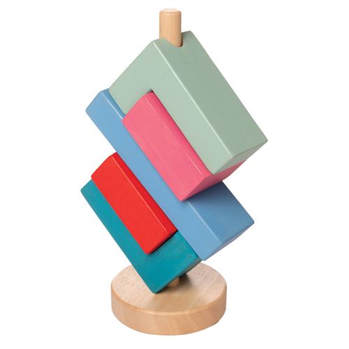 Manhattan Toy tour de bloc angulaire junior 20,32 cm bois 5 pièces
