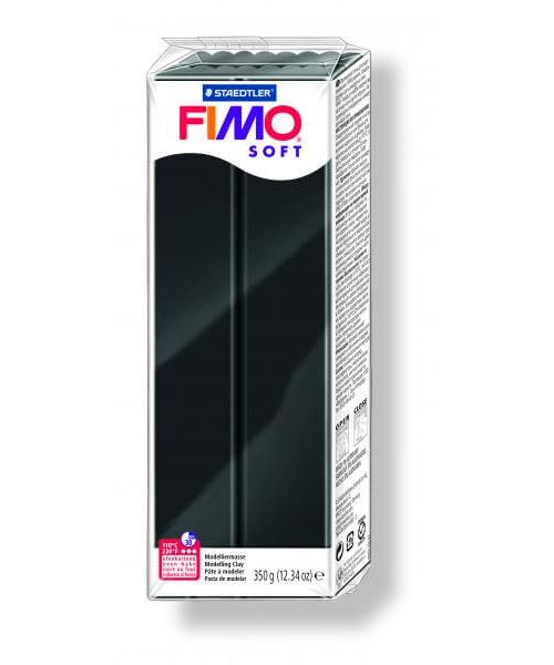 Fimo soft 350G noir n°9