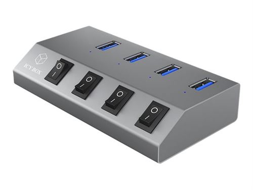 Icy Box #60153, IB-HUB1405 Hub USB 3.0