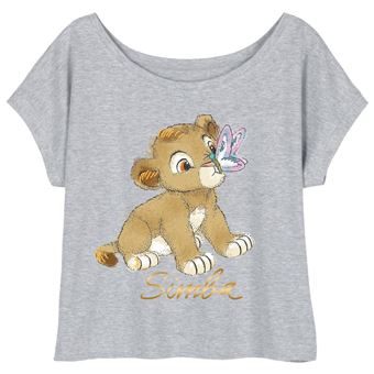 T Shirt Femme Le Roi Lion Disney Simba Autres Vetements Achat Prix Fnac