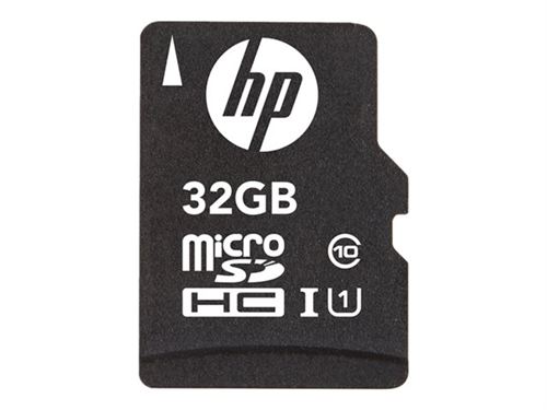 HP - Carte mémoire flash (adaptateur microSDHC - SD inclus(e)) - 32 Go - Class 10 - micro SDHC