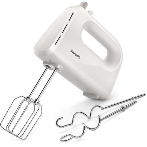 Batteur Daily 300w 5vit Turbo Blanc Beige Philips - Hr3706.00