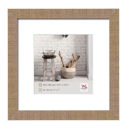 Walther, Home, Cadre Bois, Ho330c, 30x30 Cm, Marron