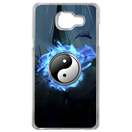 Coque Ying Yang Mer Compatible Samsung Galaxy A3 2016 Transparent
