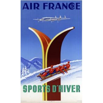 AIR FRANCE - 50x70 cm - AFFICHE / POSTER - 1