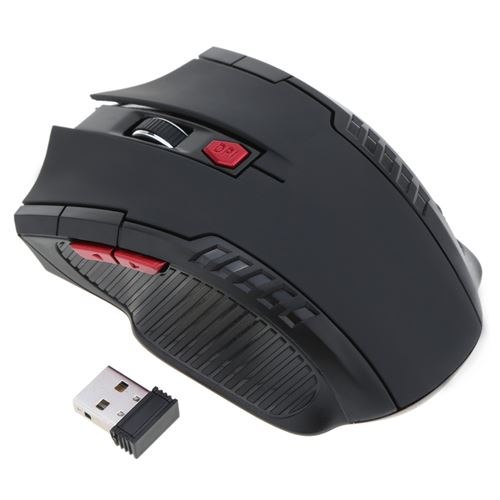 2. 4 G sans fil affaires Gaming Souris USB2.0 noir Portable 2400 DPI réglable optique pour PC portable ordinateur de bureau