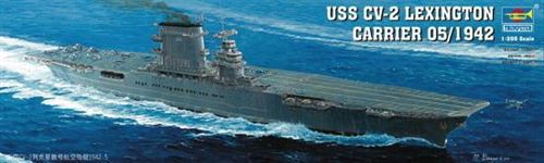 Maquette bateau Trumpeter US LEXINGTON CV-2- 1/350 - Maquette de bate