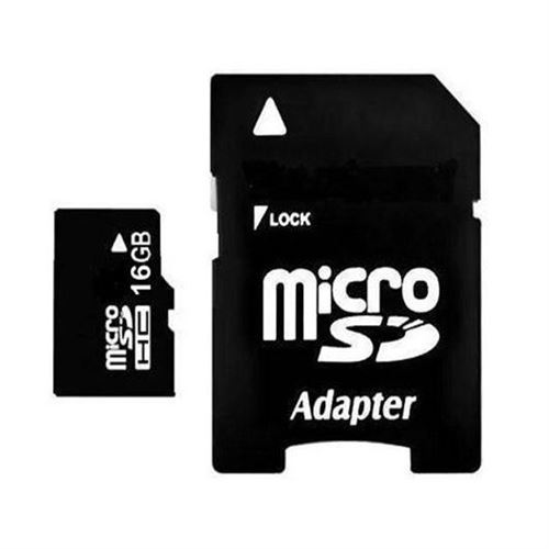 Carte Mémoire Micro SD Sdhc 16 Go de Classe 4 Universelle + Adaptateur Carte Sd YONIS