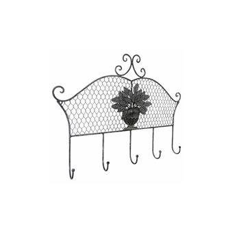 Porte-serviettes double en fer forgé - Label Emmaüs