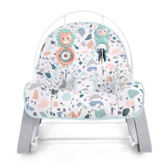 Transat évolutif Fisher Price 2 en 1 Terrazzo