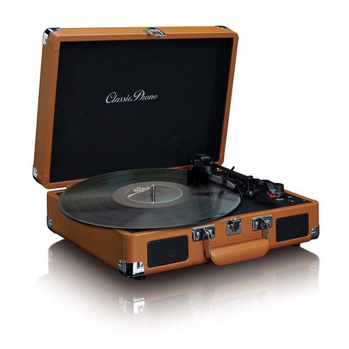 Lenco Marron Valise-Platine Classic Phono Tt-10Bn Avec H.p. Intégrés