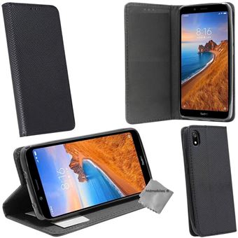 Coque étui à Clapet Pour Xiaomi Redmi 7A - Noir, Style Book, Marque MTB More Energy