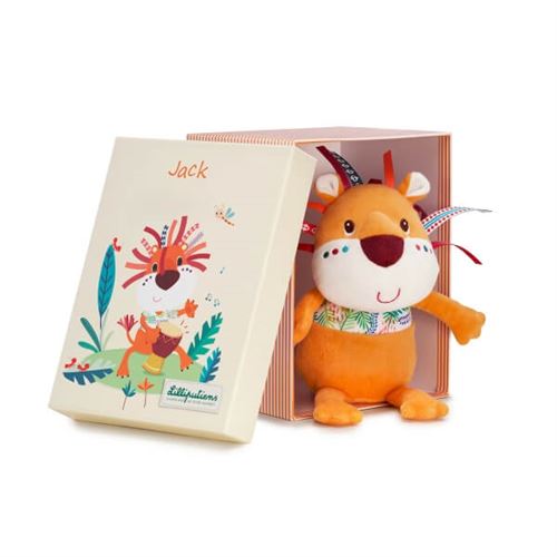 Coffret peluche câline jack - lilliputiens