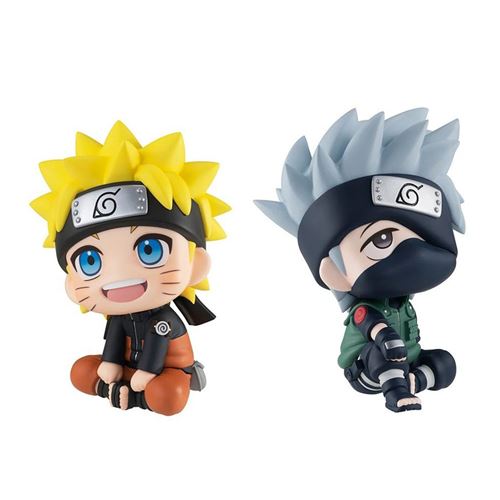 Set de 2 pièces Figurines Uzumaki Naruto Hatake Kakashi 8 cm