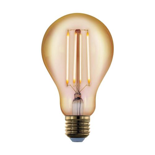Ampoule LED E27 A75 4 W Amber 1700 K une seringue Golden Age