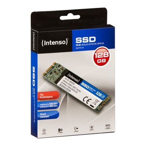 Disque dur interne Intenso TOP - SSD - 128 Go - interne - M.2 2280 - SATA  6Gb/s