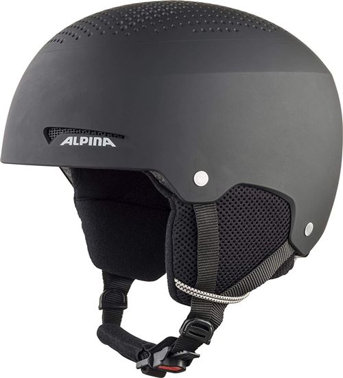 ALPINA Zupo Casque de Ski Unisex-Youth, Noir Mat, 54-58