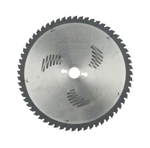 Lame Scie Stationnaire Dt4331 Ø305 Dewalt pour Tous Usages - Alésage 30 - 60 Dents Positif - Dt4331
