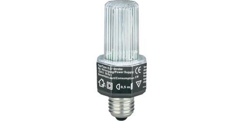 Stroboscope Strobe E-27 blanc