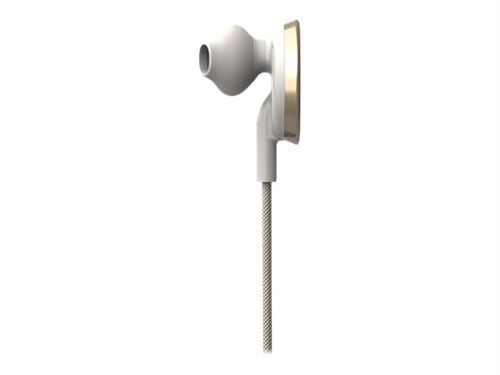 i.am+ BUTTONS - In-ear hoofdtelefoons met micro - oordopje - Bluetooth - draadloos - gold/gold