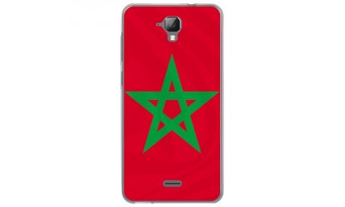 Coque souple pour Altice S40 avec impression Motifs drapeau du Maroc