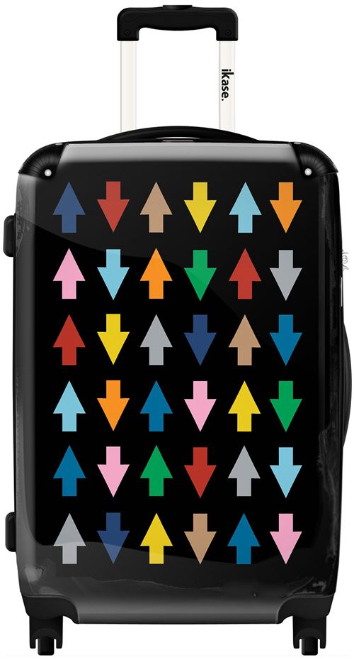 Valise moderne NOS-0478-BLK - 60 cm - 45 litres - bagage soute
