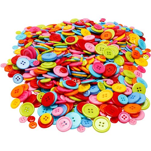 Creotime boutons multicolores 500 grammes
