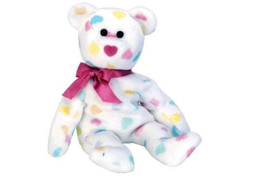 Ty Beanie Babies Kissme - Ours Valentines