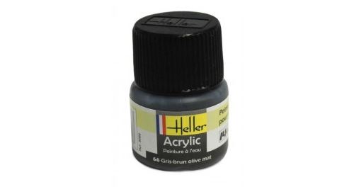 Heller Multicolore Peinture Acrylique Gris Brun Olive Mat 9066 - Image 1