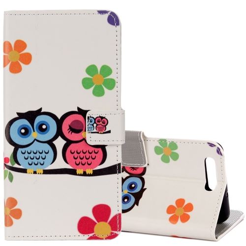 Asus Zenfone 4 Max ZC554KL Housse Etui Cuir PU Hiboux Love ALS46535