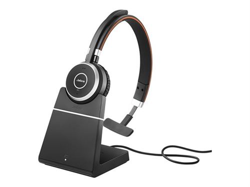 Jabra Evolve 65+ Uc Mono - Micro-Casque - Sur-Oreille - Bluetooth - Sans Fil - Nfc* - Usb