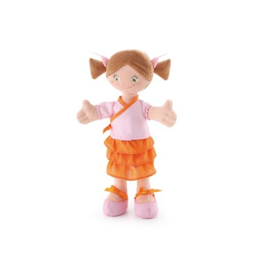 Trudi - 64427 - poupée en Etoffe - 30 cm - Brune avec Couettes