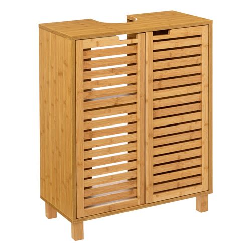 Meuble sous lavabo en bambou Sicela - 60 x H. 58,5 cm - Marron - Scandinave Instant d'O - Sicela