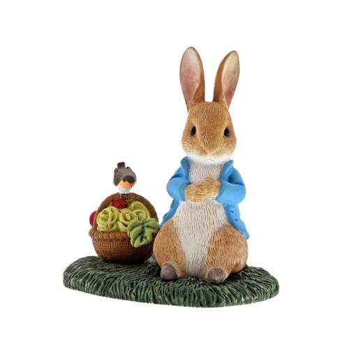 Beatrix Potter Pierre Lapin avec panier Miniature Figurine