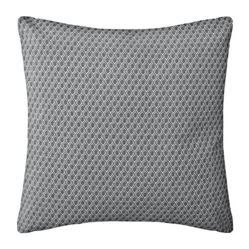 coussin motif otto - 38 x 38 cm - gris