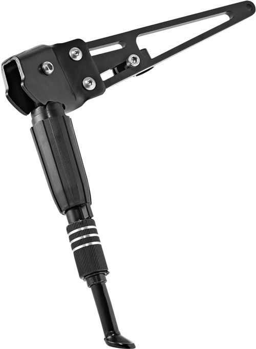 Tubus béquille latérale réglable 7300024-28 pouces alu noir alu bas de caisse réglable