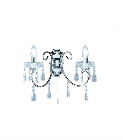 Applique murale ARIZONA chrome 2 ampoules