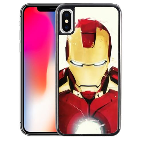 Coque pour iPhone XS iron man paintart