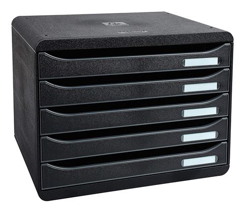 Exacompta Big Box Plus Tiroir Noir