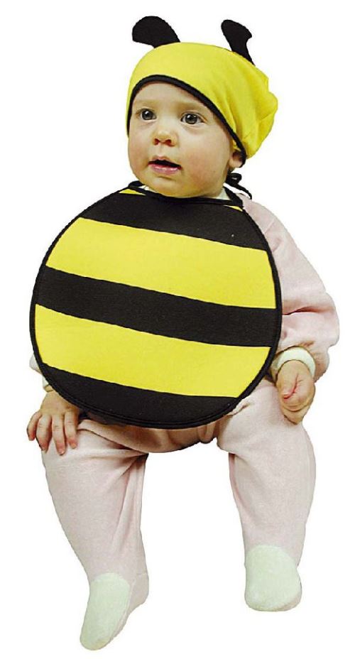 Le bébé Abeille (Bavoir et Bonnet)