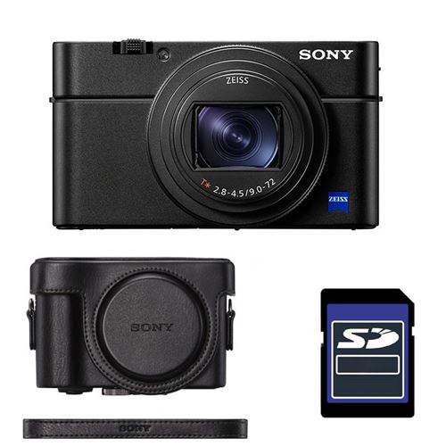 SONY compact expert dsc-rx100 vi noir + etui + sd 4 go